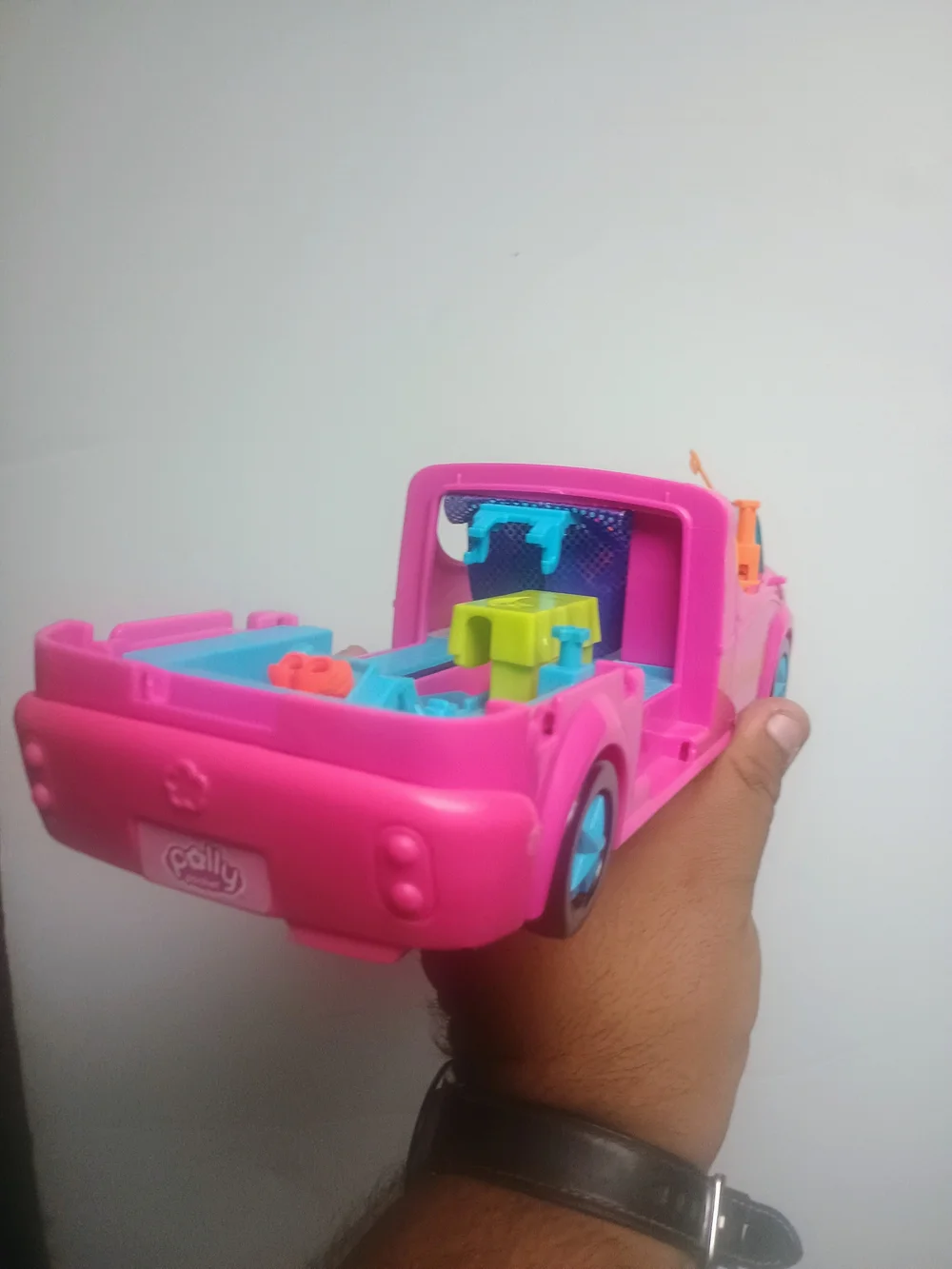 Polly Pocket Party Pink Stretch Limo Cadillac Doll Convertible Car 2005 Incomple